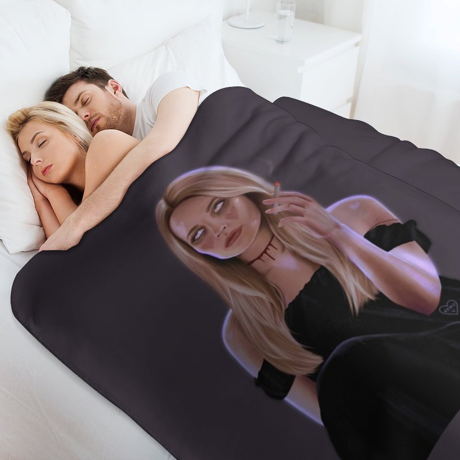Madison Montgomery Throw Blank - 3D Printing On Fabric ulasan dan harga