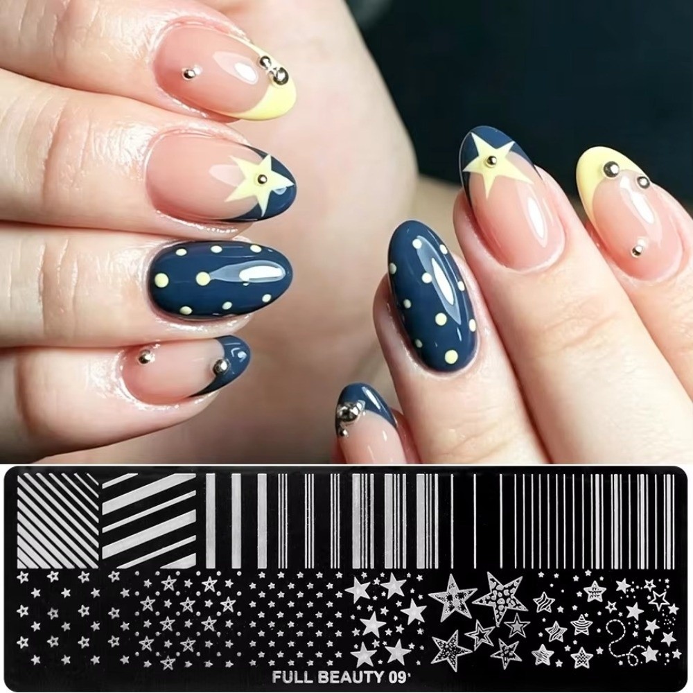 DIY Stainless Steel Nail Stamp - 3D Printing Template ulasan dan harga